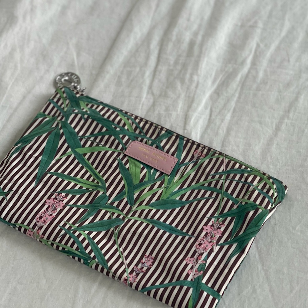 Henri Bendel Vintage Canvas Pouch Bag